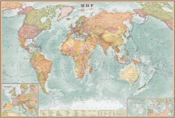 Политическая карта мира ламинированная (26)