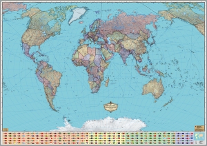 настенная Политическая карта мира (14) ― Параллель